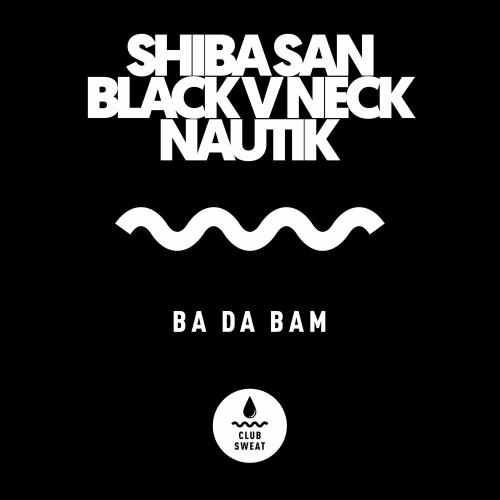 Ba Da Bam - Shiba San, Black V Neck & Nautik