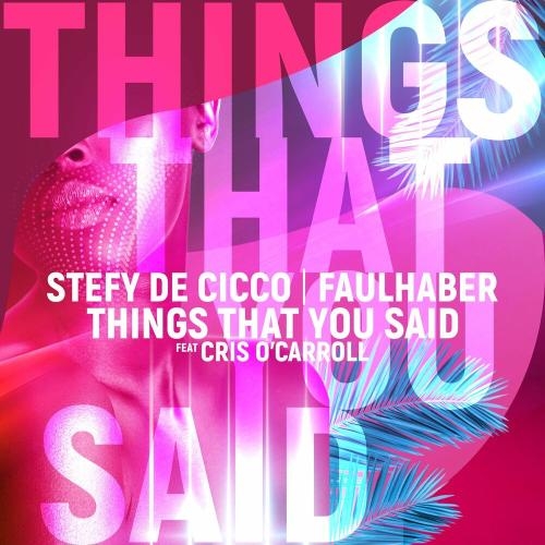 Things That You Said - Stefy De Cicco & Faulhaber feat. Cris O'Carroll